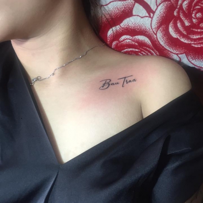 chữ mini tattoo
