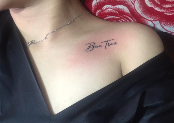 chữ mini tattoo