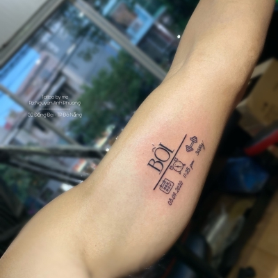 hình xăm được design và thực hiện tại shop 