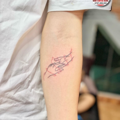 hình xăm đươc thực hiện tại nhà Bình 