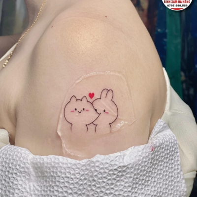 hình xăm sticker đáng yêu 
