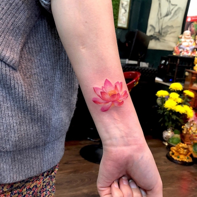  hoa sen tattoo