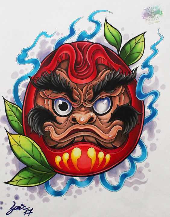 Hình xăm daruma và ý nghĩa độc đáo đằng sau hình xăm ấy